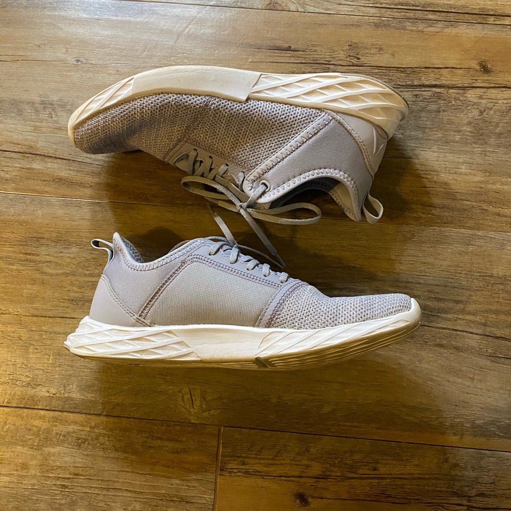Grey Reebok sneakers